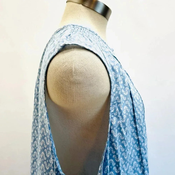 NWT CROFT&BARROW Women Sleeveless Pullover Keyhole Neckline Floral Shirt Sz PXXL - Picture 6 of 13